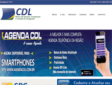 Tablet Screenshot of cdlbarradogarcas.com.br